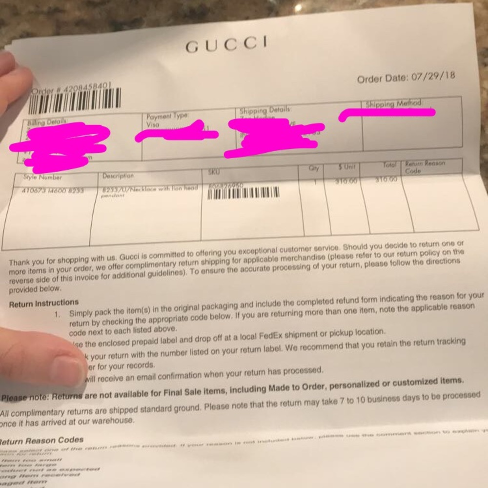 just a receipt